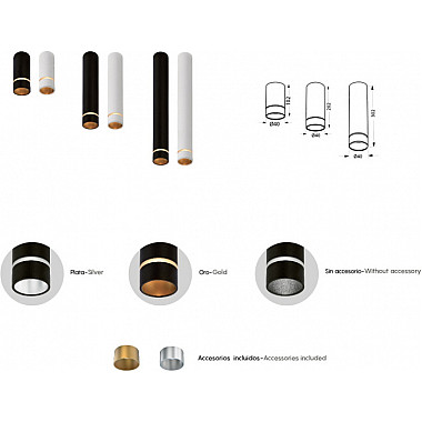 Точечный светильник Split 8879