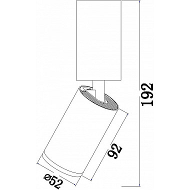 Точечный светильник FOCUS S C051CL-01W