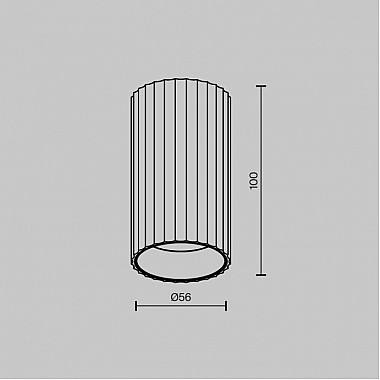 Точечный светильник Calipso C106CL-01-GU10-BS