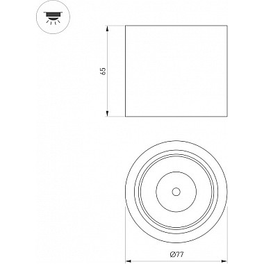 Точечный светильник DICE 046627