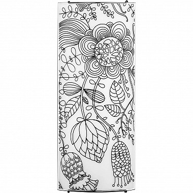 Настенно-потолочный светильник Nowodvorski Blossom Black 5603