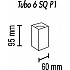 Точечный светильник Tubo Tubo6 SQ P1 26