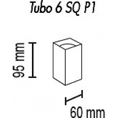 Точечный светильник Tubo Tubo6 SQ P1 27