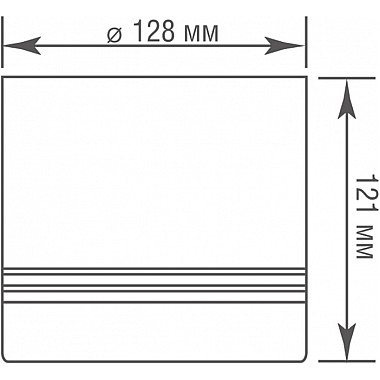 Точечный светильник Barell DL18484R23W1W IP44