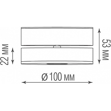 Точечный светильник Sun DL18962R12W1B