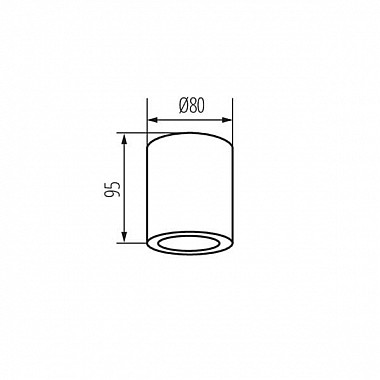 Накладные точечные светильники Kanlux SANI IP44 DSO-B 29240