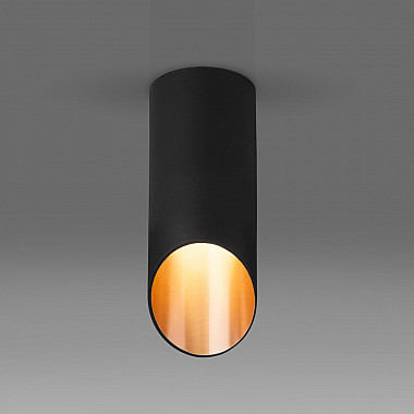 Точечный светильник 7011, 7005 DLN114 GU10 черный/золото