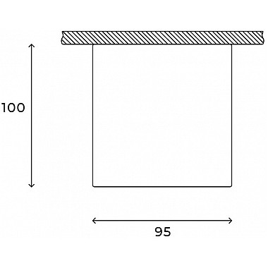 Точечный светильник Flux HSBL_0120
