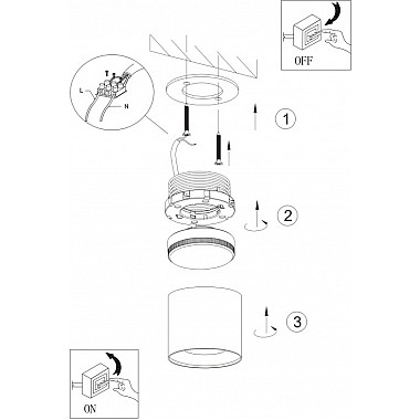 Точечный светильник OL8 GX53 WH