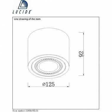 Точечный светильник Opax 33956/05/31
