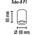 Точечный светильник Tubo Tubo8 P1 20