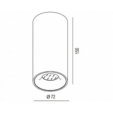 Точечный светильник DL18437 DL18437/11WW-R White
