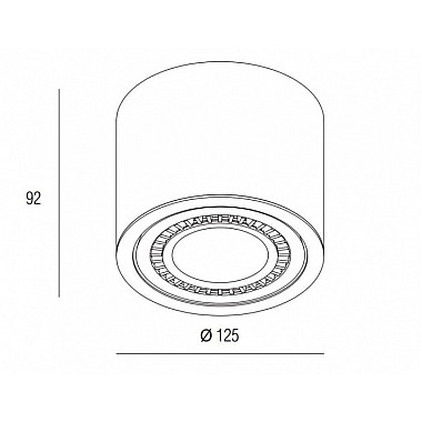Точечный светильник DL18700 DL18700/11WW-White Dim
