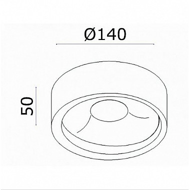 Точечный светильник DL18440 White DL18440/01 White R Dim