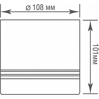 Точечный светильник Barell DL18483R15W1B IP44