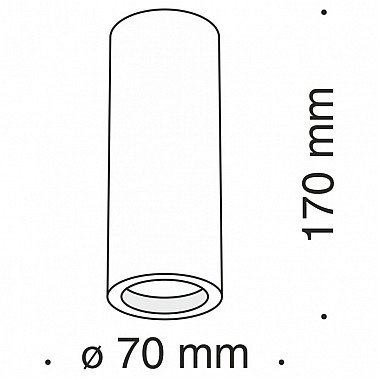 Точечный светильник Conik gyps C004CW-01W