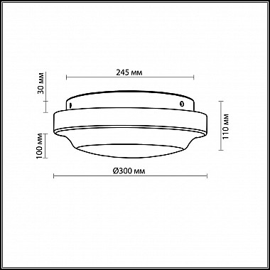 Потолочный светильник Odeon Light Tavoty 2760/2C