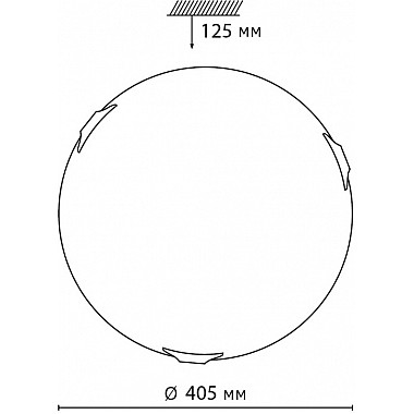 Настенно-потолочный светильник Lufe 7601/DL
