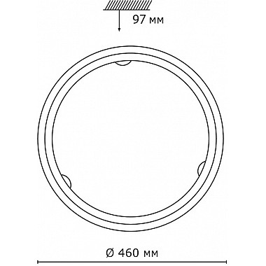 Настенно-потолочный светильник Provence 7605/DL