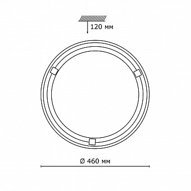 Потолочный светильник Sonex Lufe Wood 236