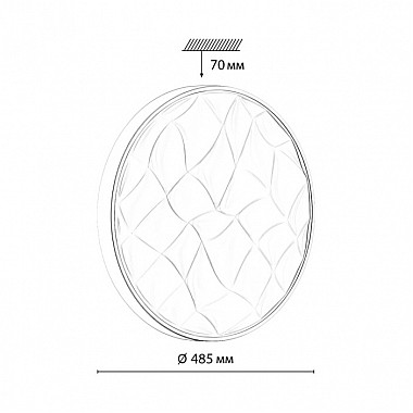 Настенно-потолочный светильник Gitum 7672/ELN