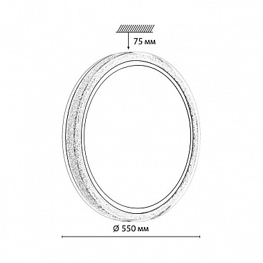 Настенно-потолочный светильник Kristy 7781/ELN