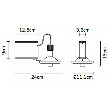 Настенно-потолочный светильник Orbis D70G0915