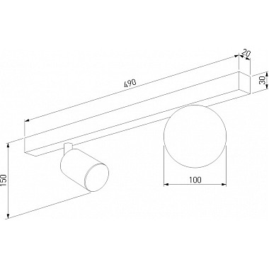 Настенно-потолочный светильник Vox 10000 Vox