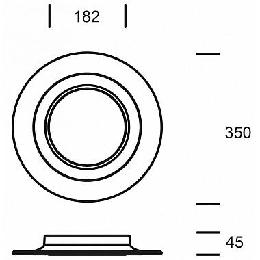 Настенно-потолочный светильник Orbit 401010