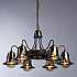 Подвесная люстра Arte Lamp A7006LM-6AB