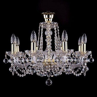 Подвесная люстра 1402 1402/8/195 G Balls Tube