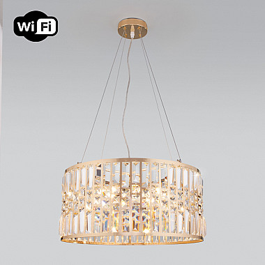 Подвесная люстра Lory 10125/5 золото/прозрачный хрусталь Strotskis Smart (10116/5)