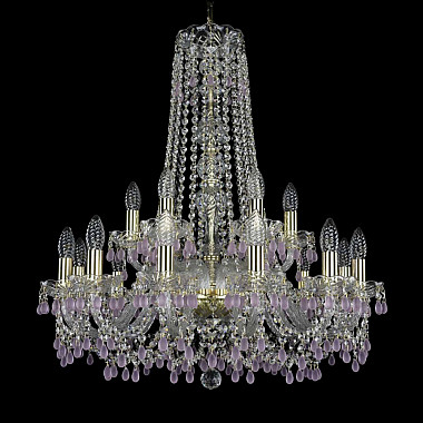 Подвесная люстра 1410 1410/12+6/240/h-74 G V7010