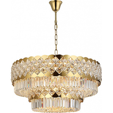 Подвесная люстра 8300 8301/80 C gold polished