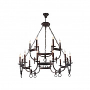 Подвесная люстра Crystal Lux Suerte Brown SP12+6