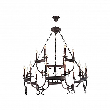 Подвесная люстра Crystal Lux Suerte Brown SP12+6