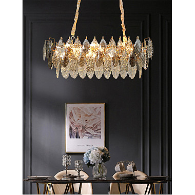 Подвесная люстра D8011P D8011P/L-800 gold/smoky