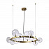 Подвесная люстра Crystal Lux Agata SP15 V2 Gold/Transparente