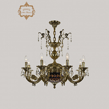 Подвесная люстра 31.22 31.22.8.KR175SP.250IT.GB.Sp.Amber.Blue.1B