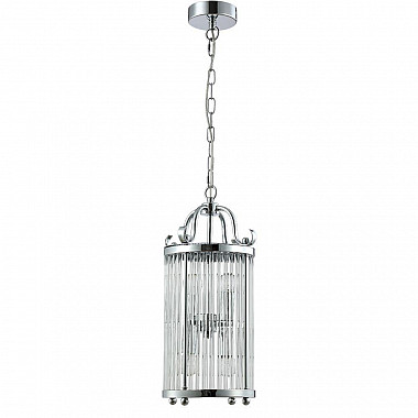 Подвесная люстра Crystal Lux Tadeo SP4 D200 Chrome/Transparente