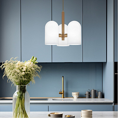 Подвесная люстра Bambola 50357/3 латунь