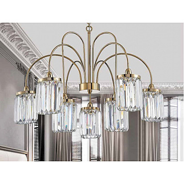 Подвесная люстра 4500 4506+3/C gold new