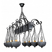 Подвесная люстра Пирамида Пирамида-8 антрацит