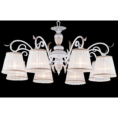 Подвесная люстра Iris IRIS 11389/8C WHITE GOLD