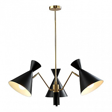 Подвесная люстра Crystal Lux Joven SP3 Gold/Black