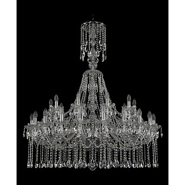 Подвесная люстра 1413 1413/20+10/400/XL-130 Ni