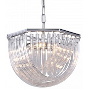 Подвесная люстра Murano Glass KR0116P-5R/A chrome