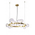 Подвесная люстра Crystal Lux Agata SP15 V2 Gold/Transparente