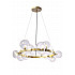 Подвесная люстра Crystal Lux Agata SP15 V2 Gold/Transparente