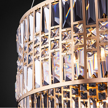 Подвесная люстра Lory 10125/5 золото/прозрачный хрусталь Strotskis Smart (10116/5)